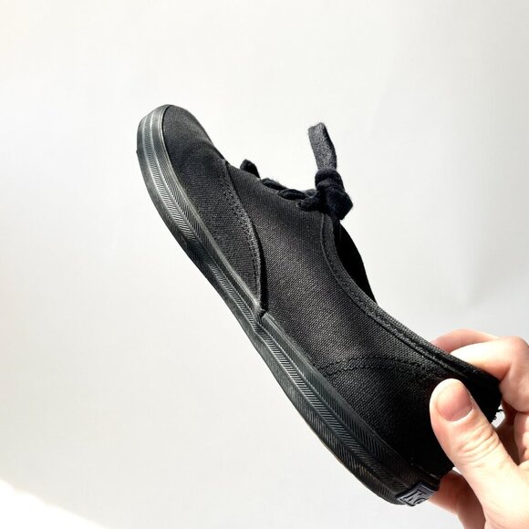 Keds Black Canvas Rubber Soled Women's Sneakers - Sz 7.5 - Picture 11 of 12
